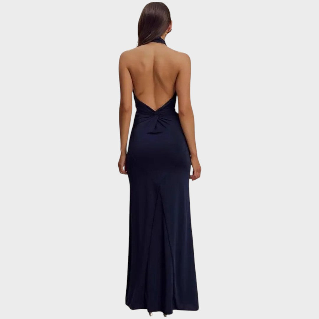 Laguna | Long Dress with Halter Neck