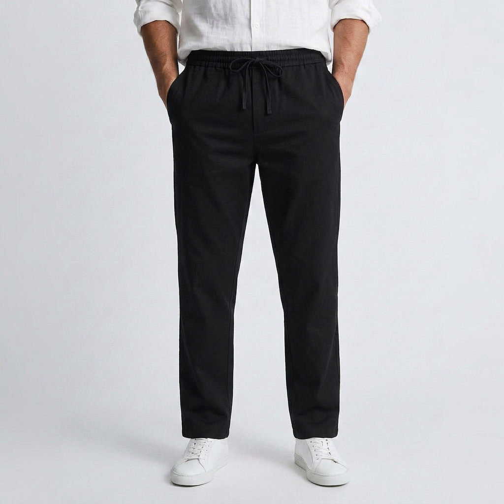 Bastien | Fluid Linen Pants
