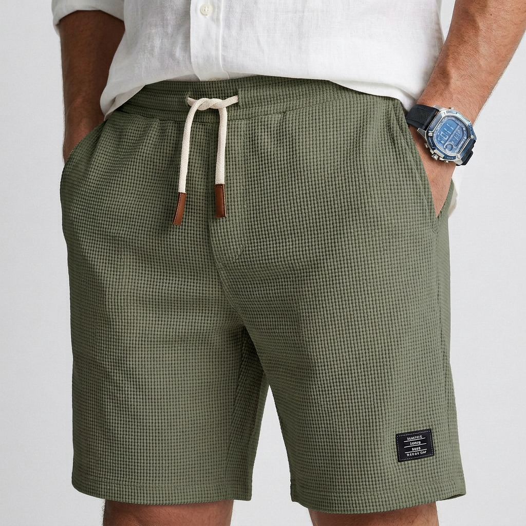 Tom | Casual Textured Knit Shorts