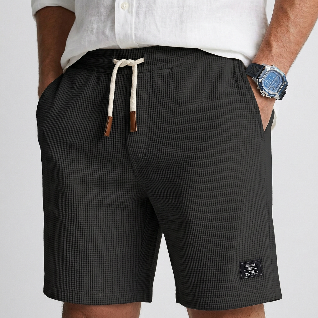 Noah | Casual Textured Knit Shorts