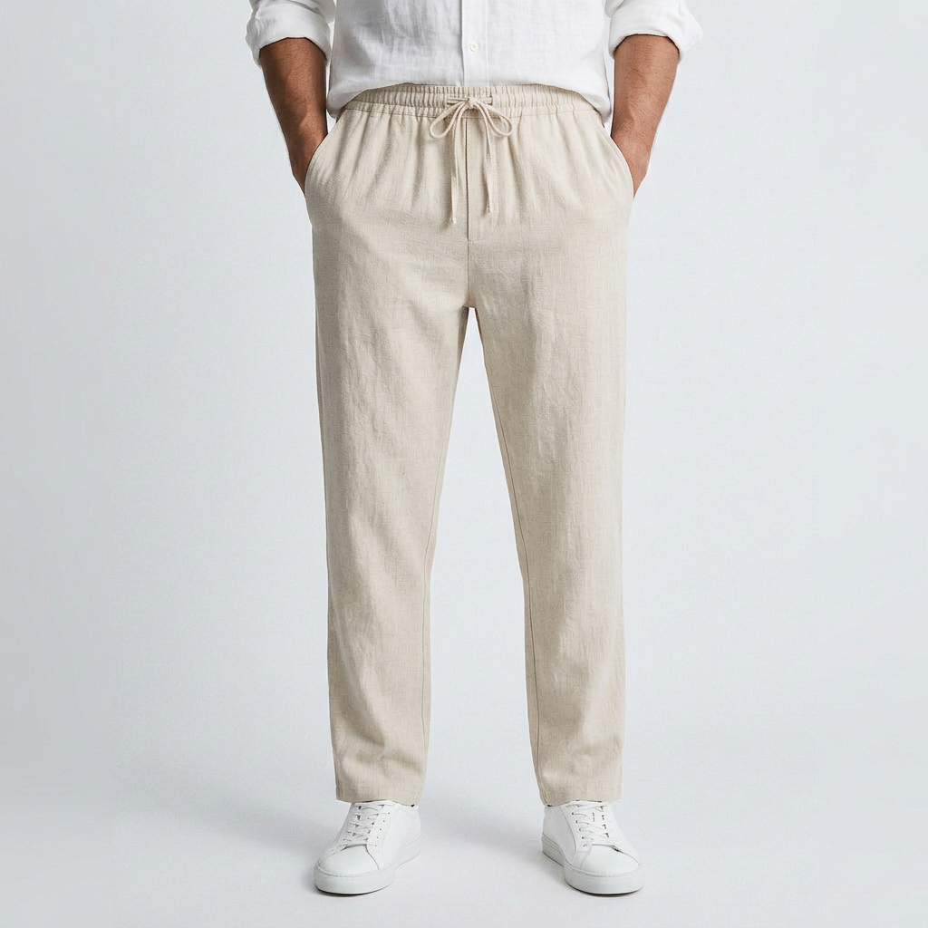 Adrien | Fluid Linen Pants