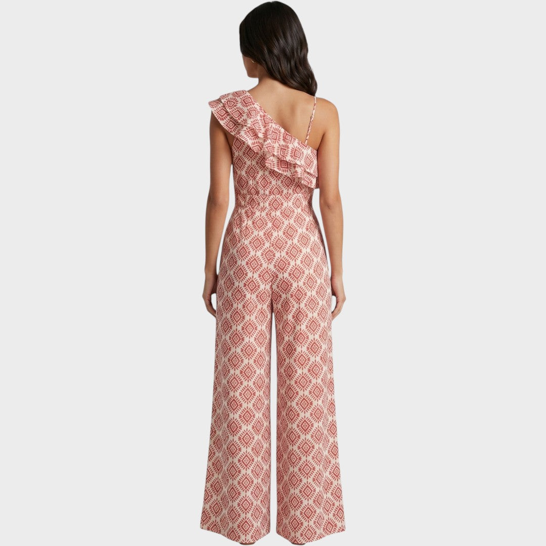 Éliette | Geometric Print Jumpsuit