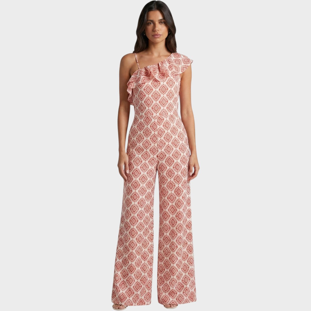 Éliette | Geometric Print Jumpsuit
